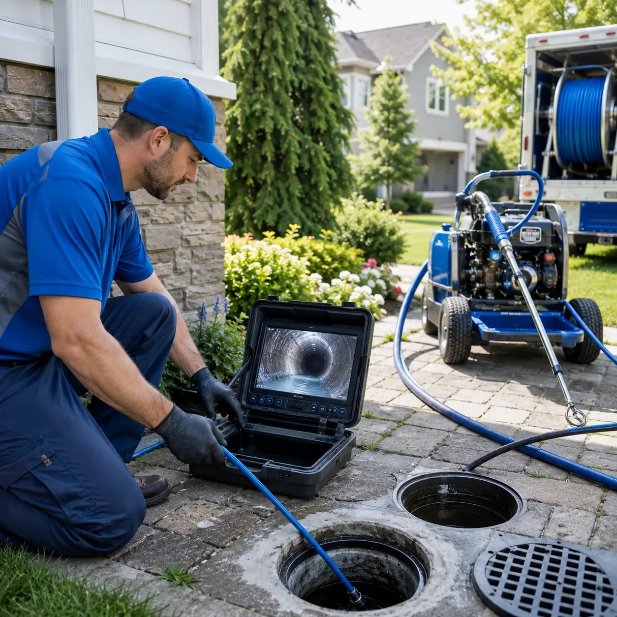 Outdoor drain cleaning professionals serving Carbondale, IL